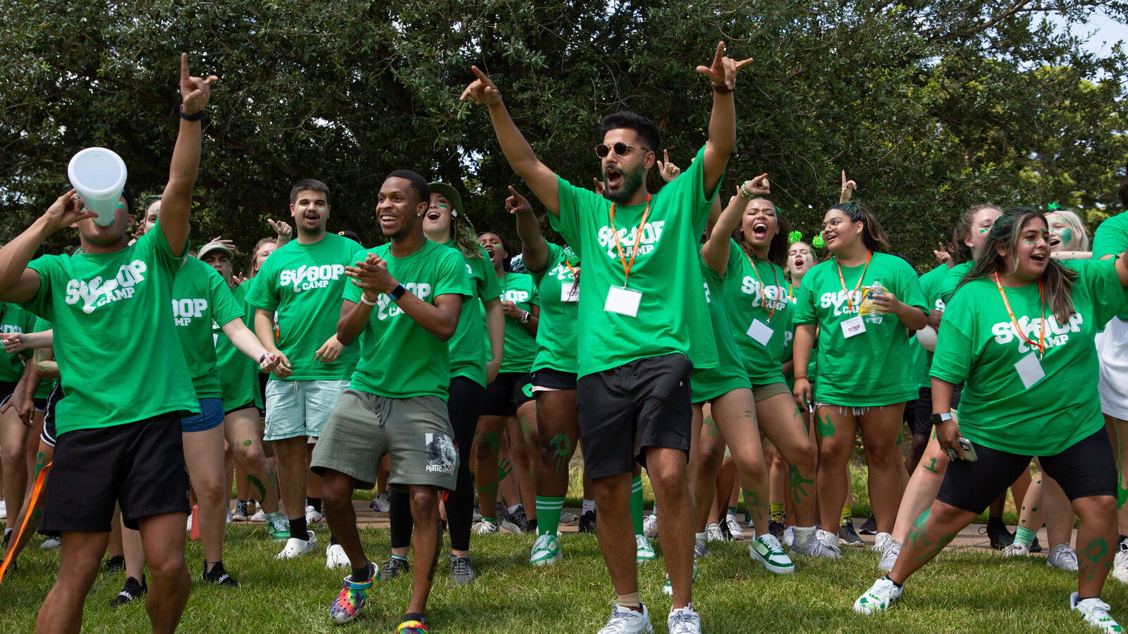 Swoop camp during first-year orientation at UT Tyler