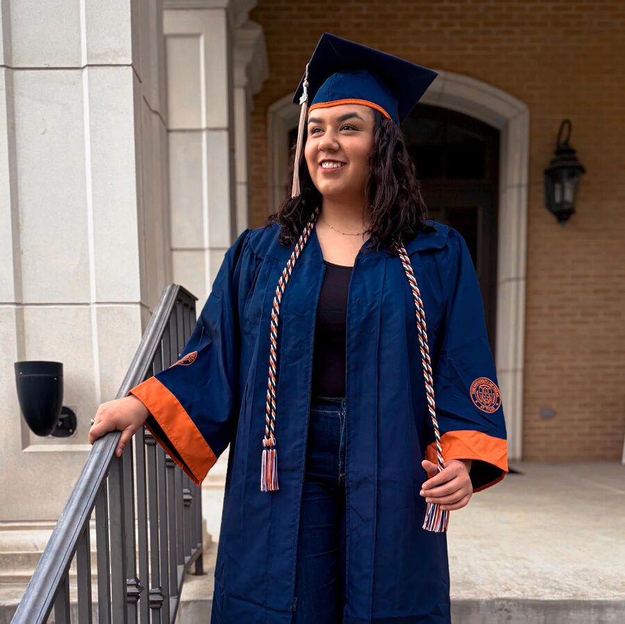 cap and gown student