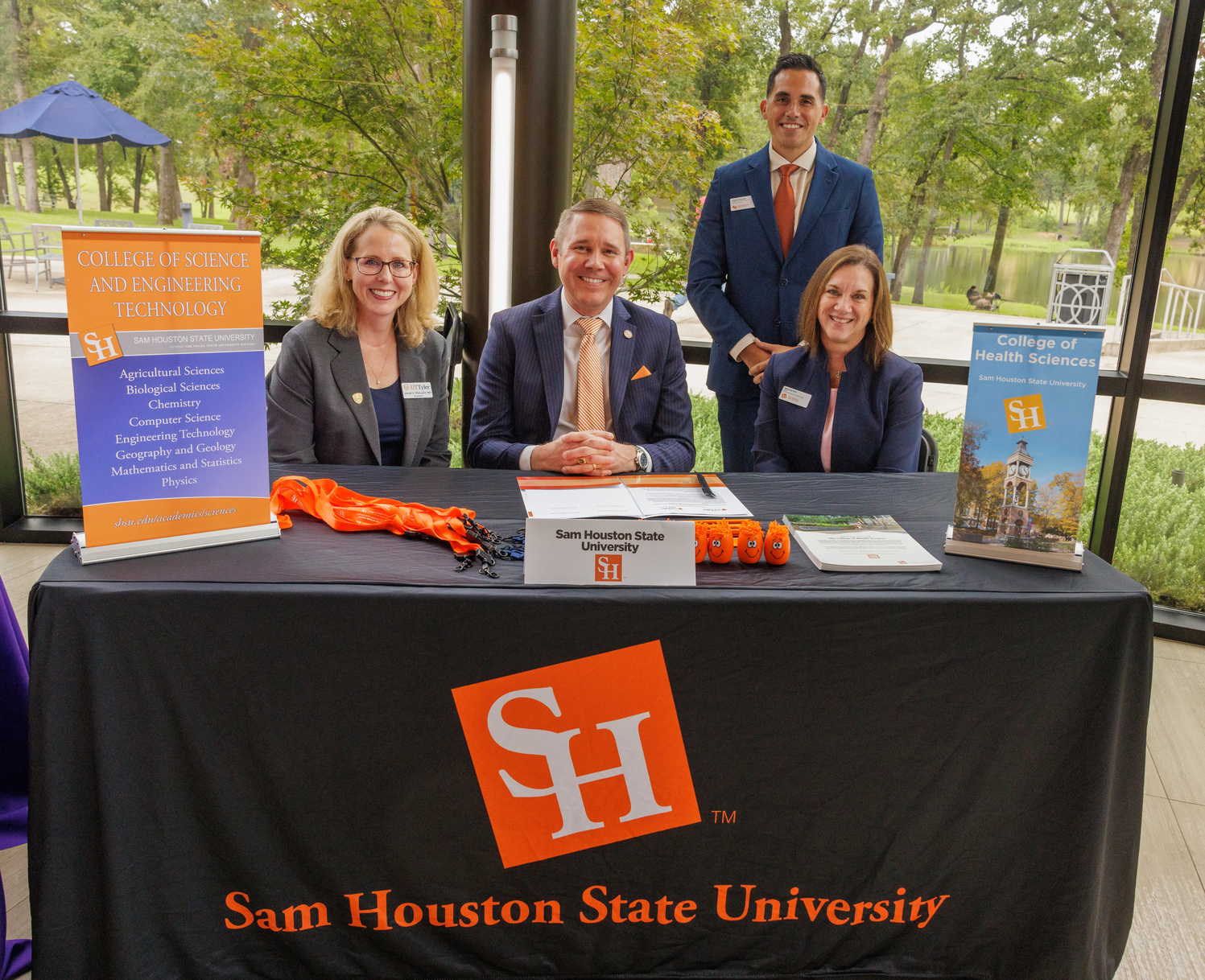 UT Tyler President Julie V. Philley Signing with Sam Houston State University