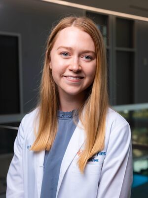 Macy Reed, a former biology major working toward her MD at the UT Tyler School of Medicine