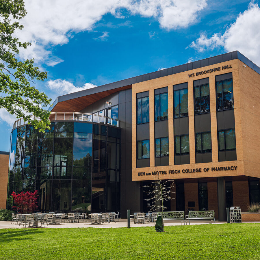 college of pharmacy building exterior