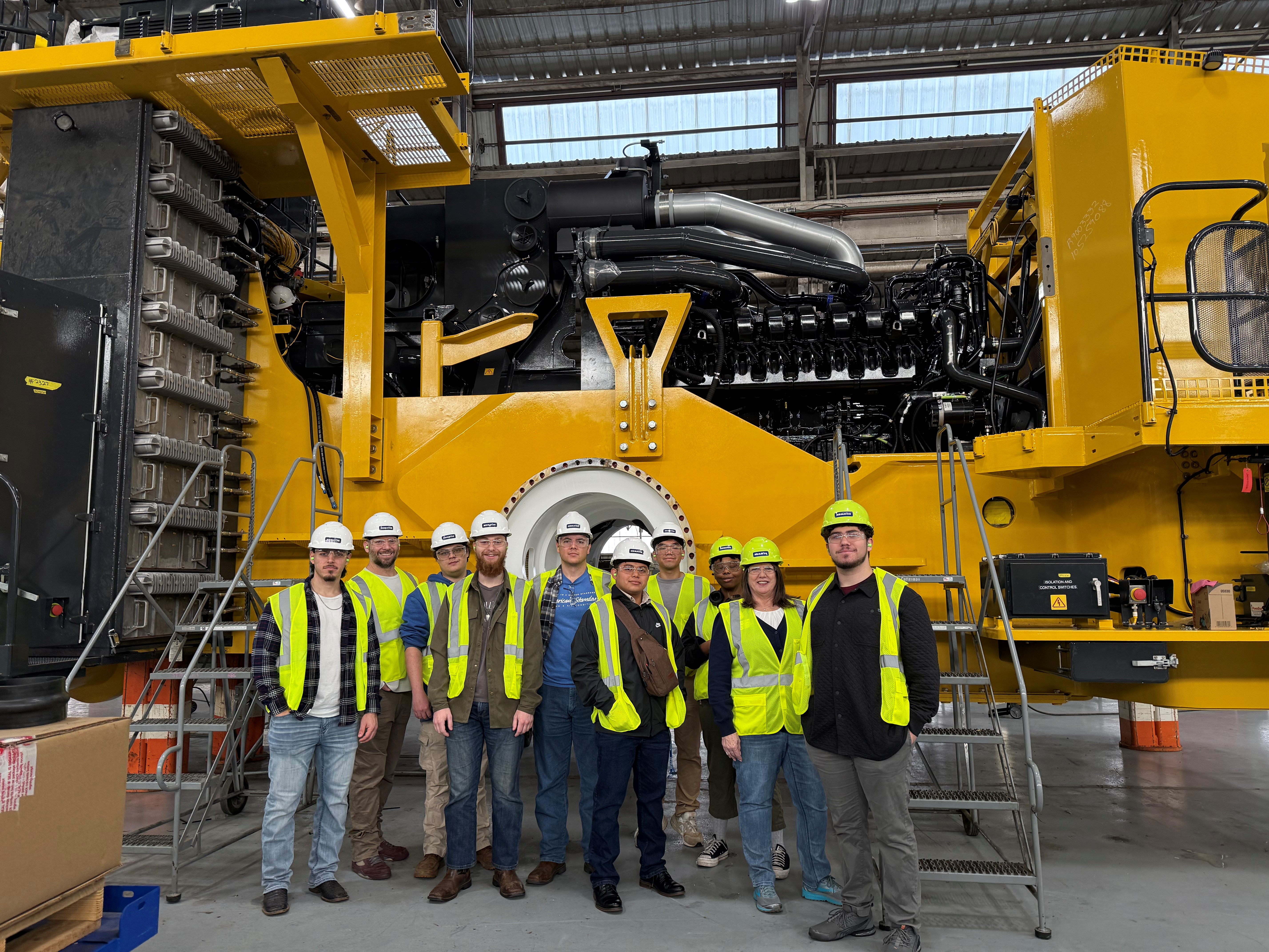 Engineering Students at Site Visit