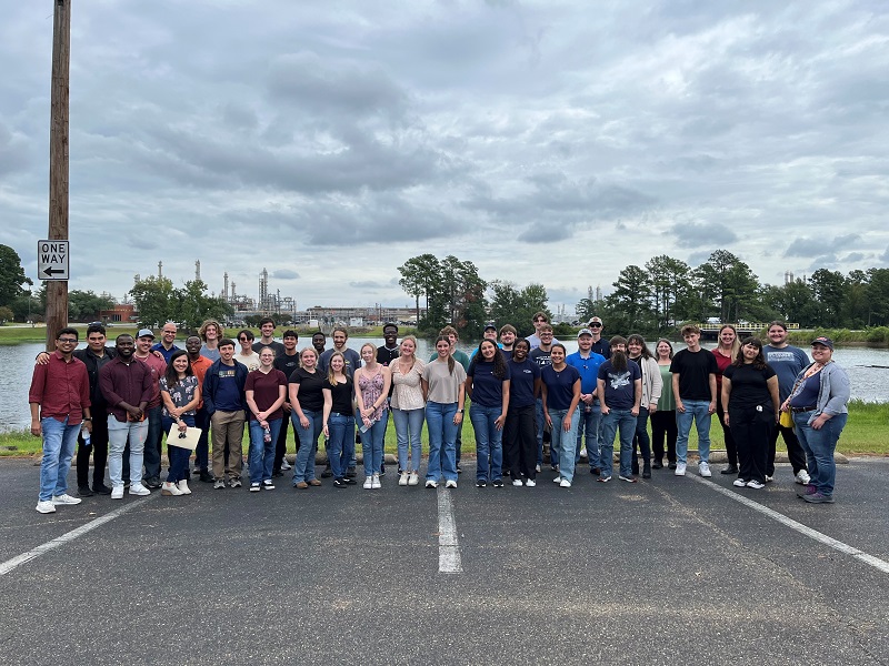 Student Group at Eastman Chemical Entrance