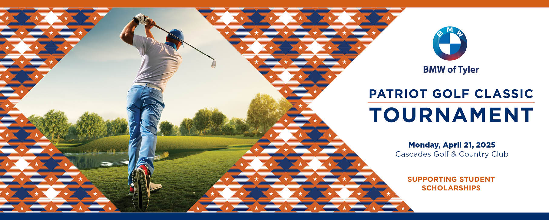 Patriot Golf Classic Tournament, Monday April 21, 2025, at Cascades Golf and Country Club