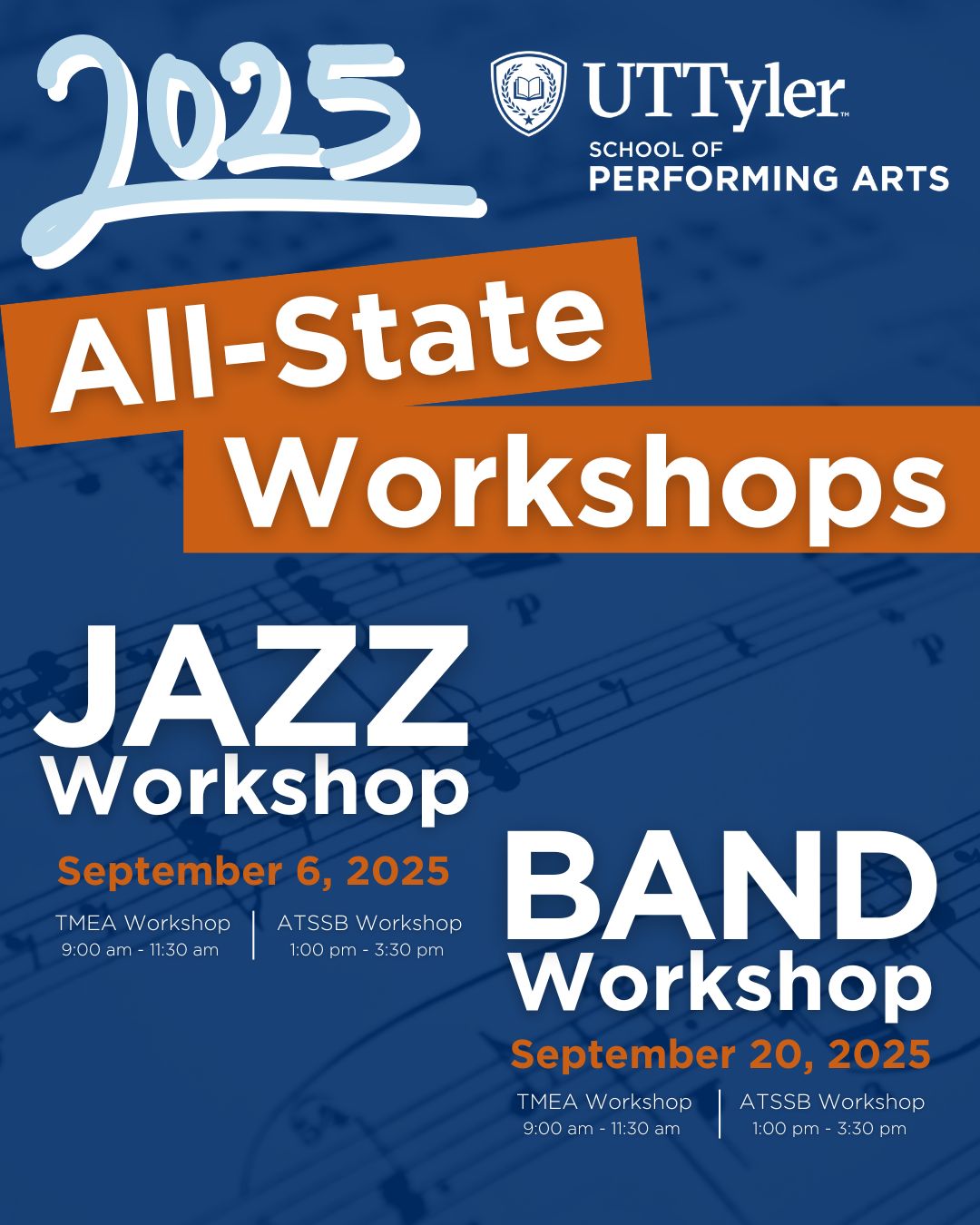 2025 All-State Workshops