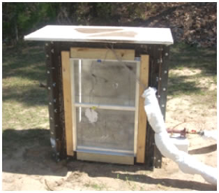 Steel (Ceramic Brick Lined) Furnace with window installed