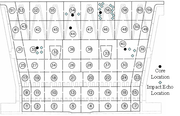 Plan view of Lyman Run State Park Dam