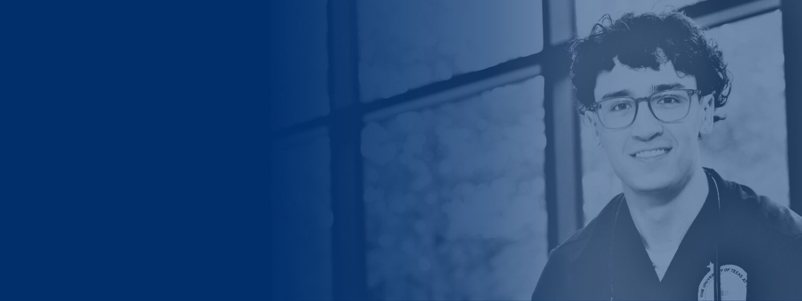 Male Nursing Student in Scrubs with stethescope