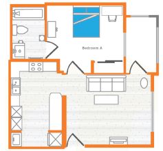 Liberty Landing One Bedroom, One Bathroom